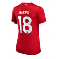 Liverpool Cody Gakpo #18 Heimtrikot Frauen 2023-24 Kurzarm
